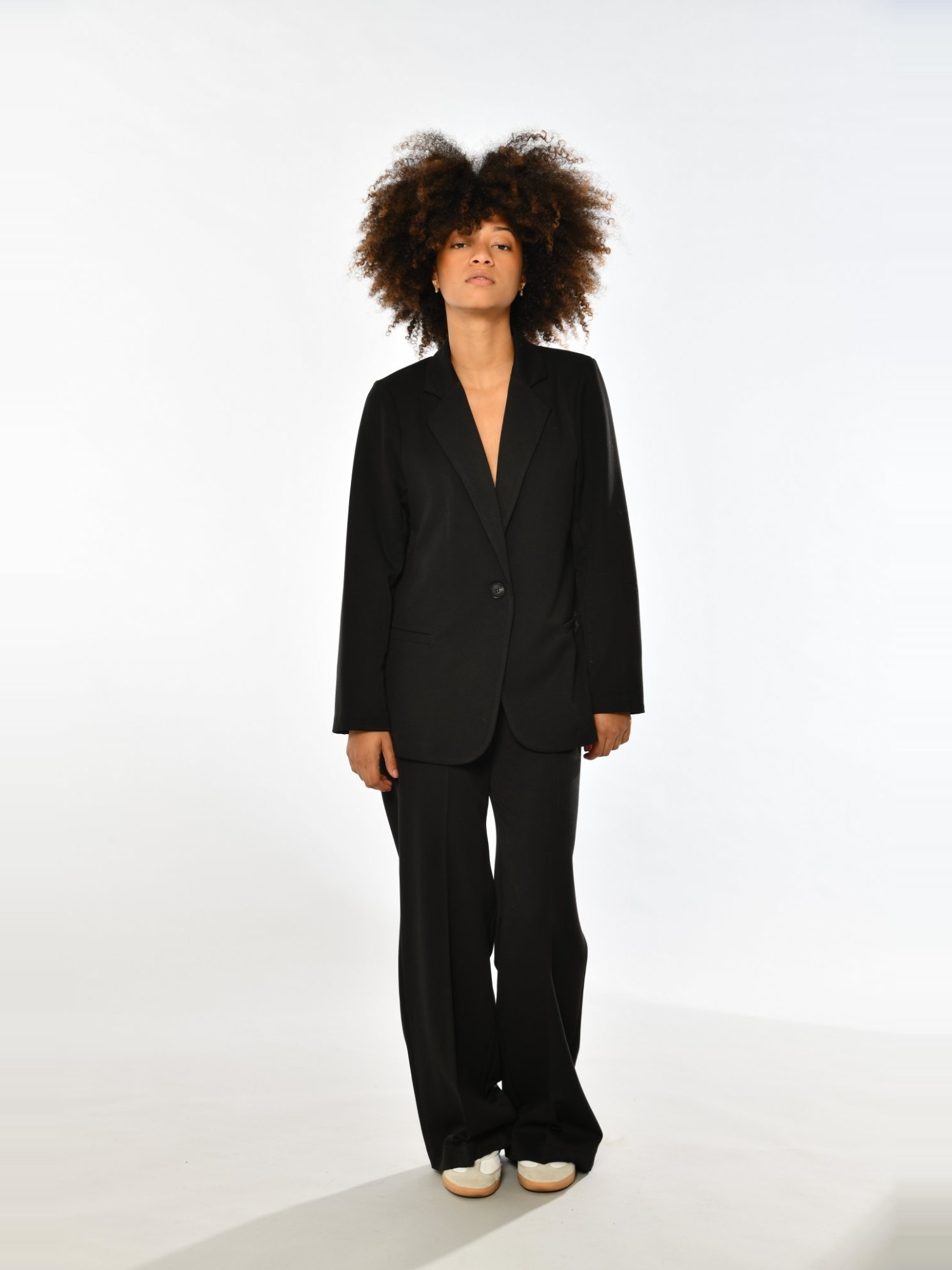 Costume noir : blazer Lena et pantalon Loulou