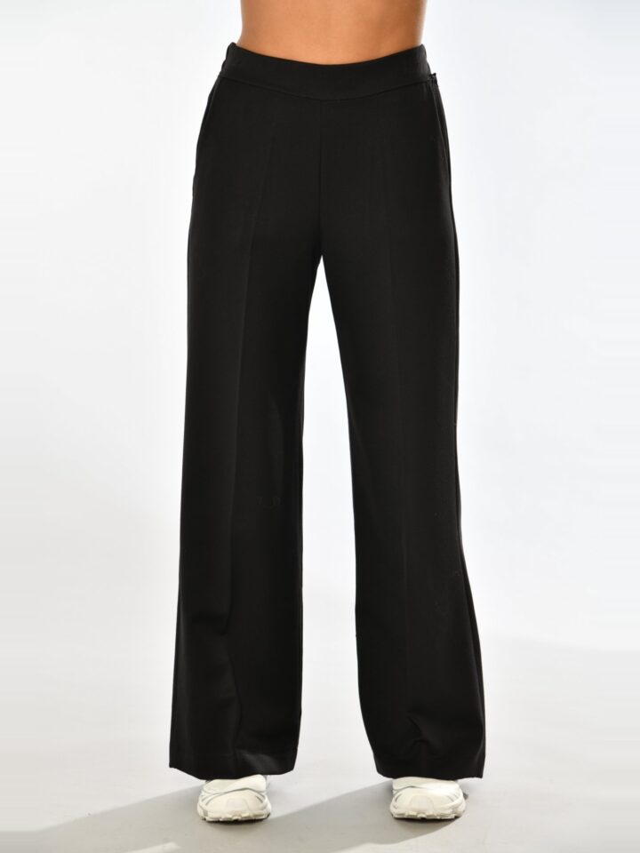 Pantalon fluide Loulou noir, vue de face